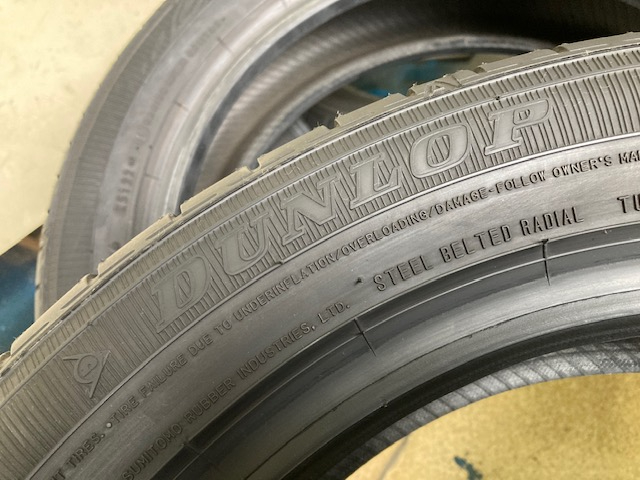 完売)(中古タイヤ)極上品 2022年製 ☆165/60R15 77H DUNLOP ENASAVE